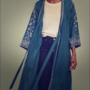 Anthropologie floral kimono